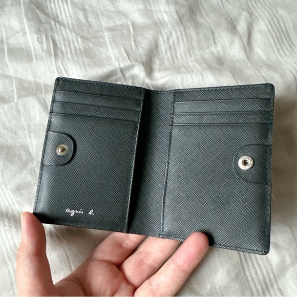 Agnès b. Mens bi-fold leather cardholder - Picture 4 of 11